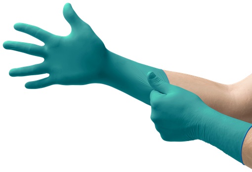 GREEN/BLUE NITRILE GLOVES 93-260 - L (50UN)
