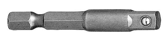 ADAPTADOR 1/4" 50 MM, COM QUADRA 1/4", 5 PCS.