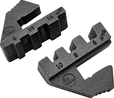 F DIE FOR GRAND POINTED TERMINAL PLIERS.