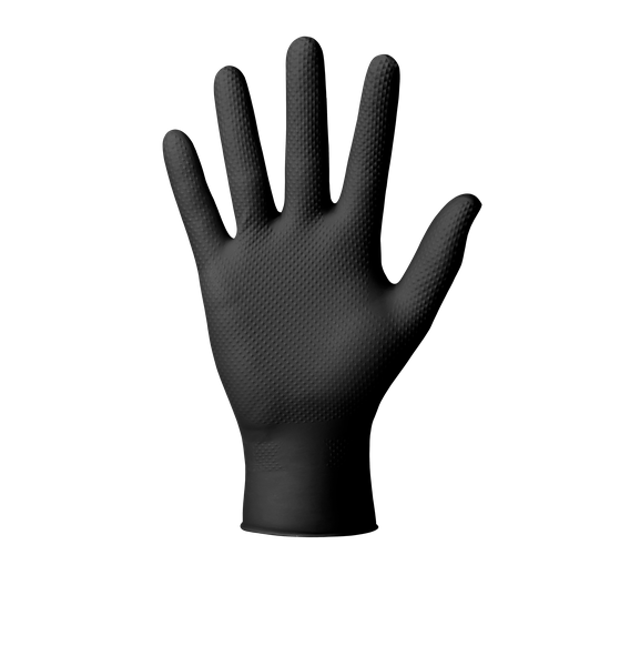 GANTS GOGRIP NOIRS -TAM M (50UN)