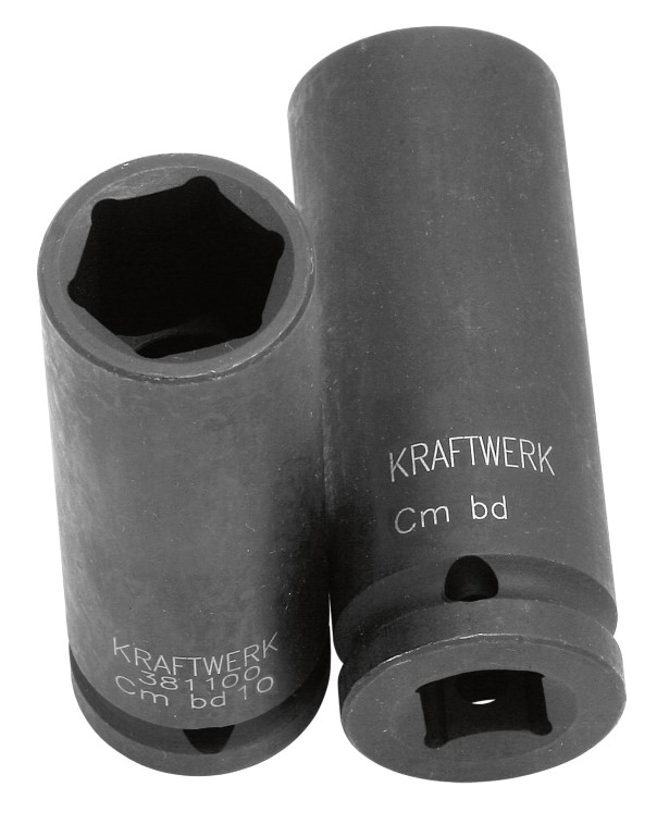CHAVE DE CAIXA DE IMPACTO LONGA 1/2" 10 MM