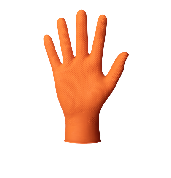 GUANTES GOGRIP NARANJA-TAM XL (50UN)
