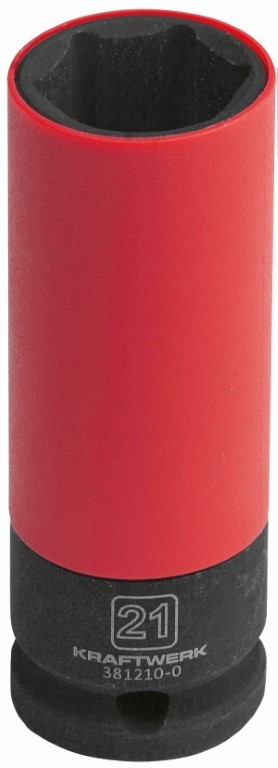 CHAVE DE CAIXA DE IMPACTO LONGA C/ PROTEÇÃO 1/2" - 21 MM