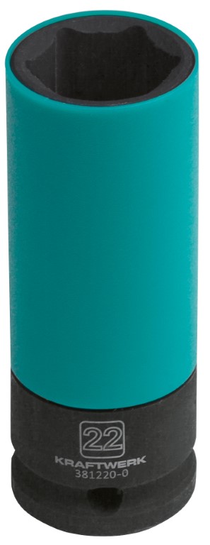 CHAVE DE CAIXA DE IMPACTO LONGA C/ PROTEÇÃO 1/2" - 22 MM