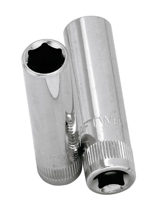 LONG SOCKET WRENCH 1/4" 4 MM