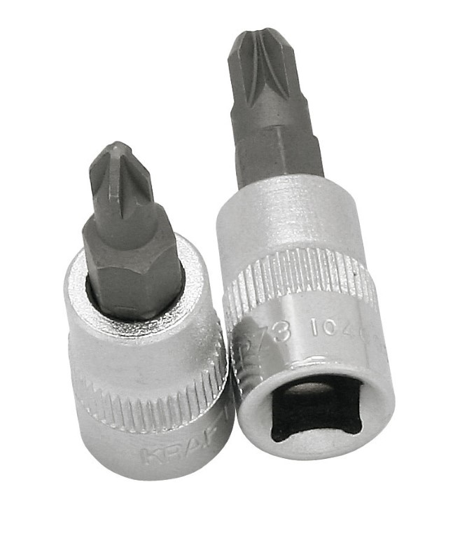 CLÉ À FOURCHE AVEC EMBOUT POZIDRIV 1/4" N° 3