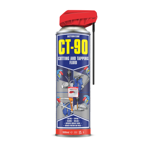 ACTION CAN - CT90 TWINSPRAY HUILE DE COUPE AEROSOL 500ML