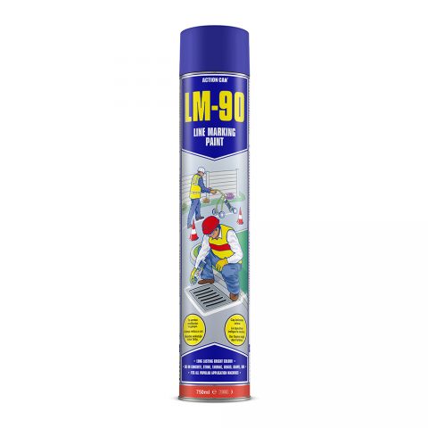 ACTION CAN - LM90 TINTA DE MARCAÇÃO DE LINHAS AZUL 750ML