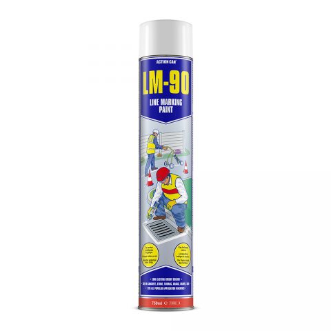 ACTION CAN - LM90 TINTA DE MARCAÇÃO DE LINHAS BRANCO 750ML