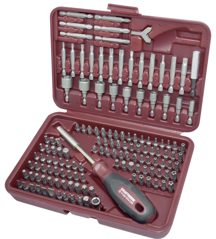 CAJA DE PUNTAS UNIVERSALES DE 1/4", 138 UDS.