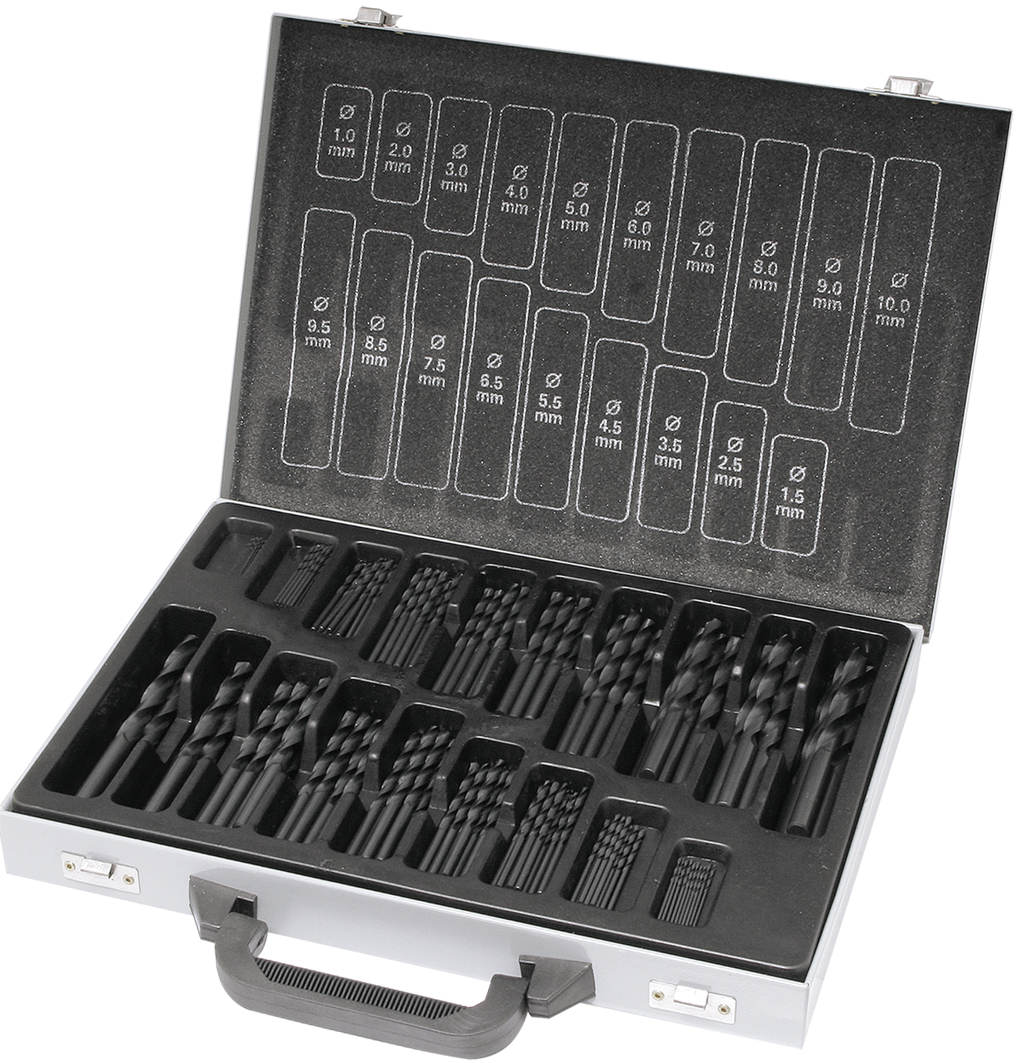 MALA DE BROCAS HSS 1 - 10 MM, 170 PCS.