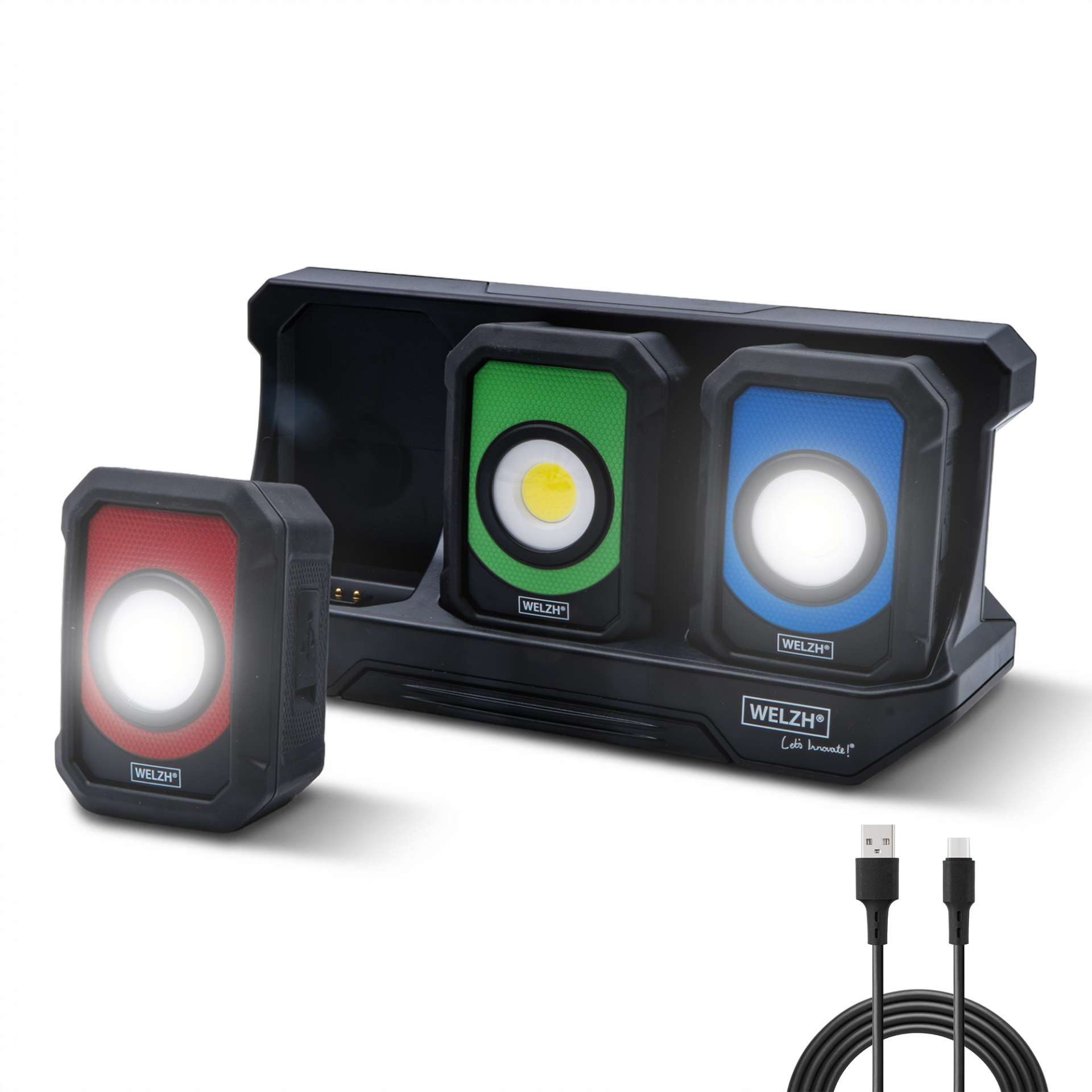 LANTERNA DE ILUMINAÇÃO LED MODULAR 3 EM 1 700 LÚMENS