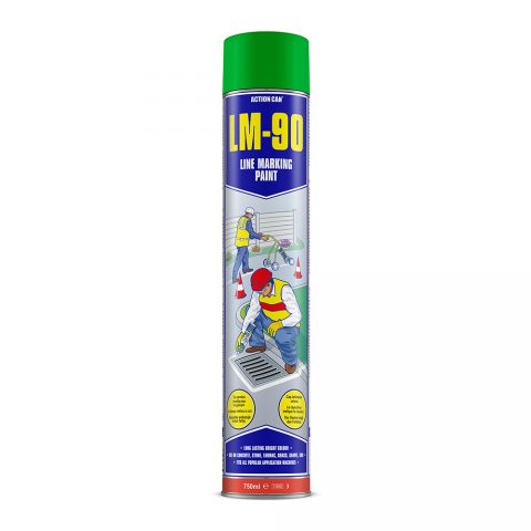 ACTION CAN - LM90 TINTA DE MARCAÇÃO DE LINHAS VERDE 750ML