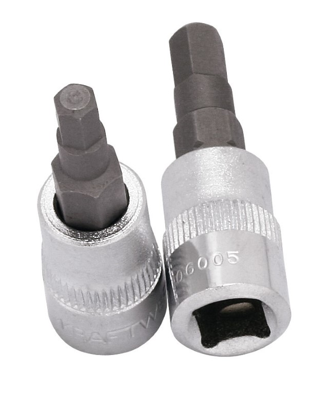 CHAVE DE CAIXA C/ BIT SEXT. 1/4" 6 MM